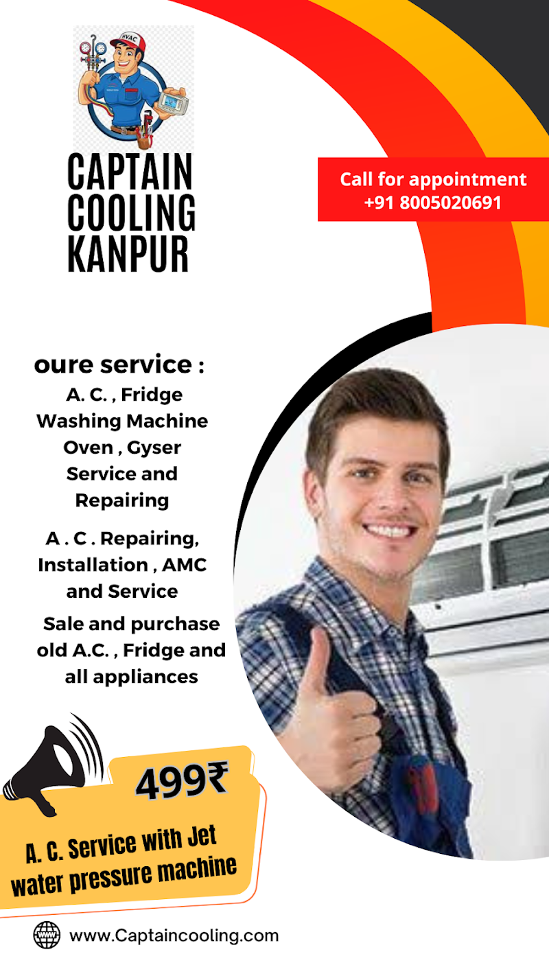 Captain Cooling Kanpur - AC Service in Triveni Market, Kanpur