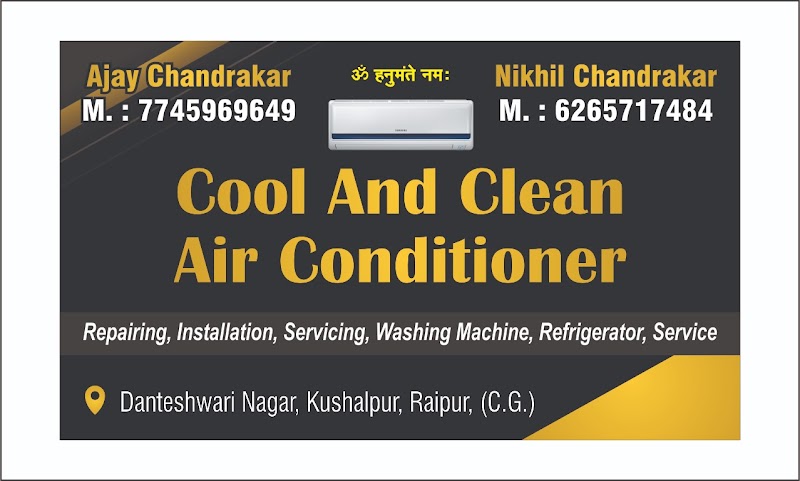Cool and clean Air conditioner and refrigerate