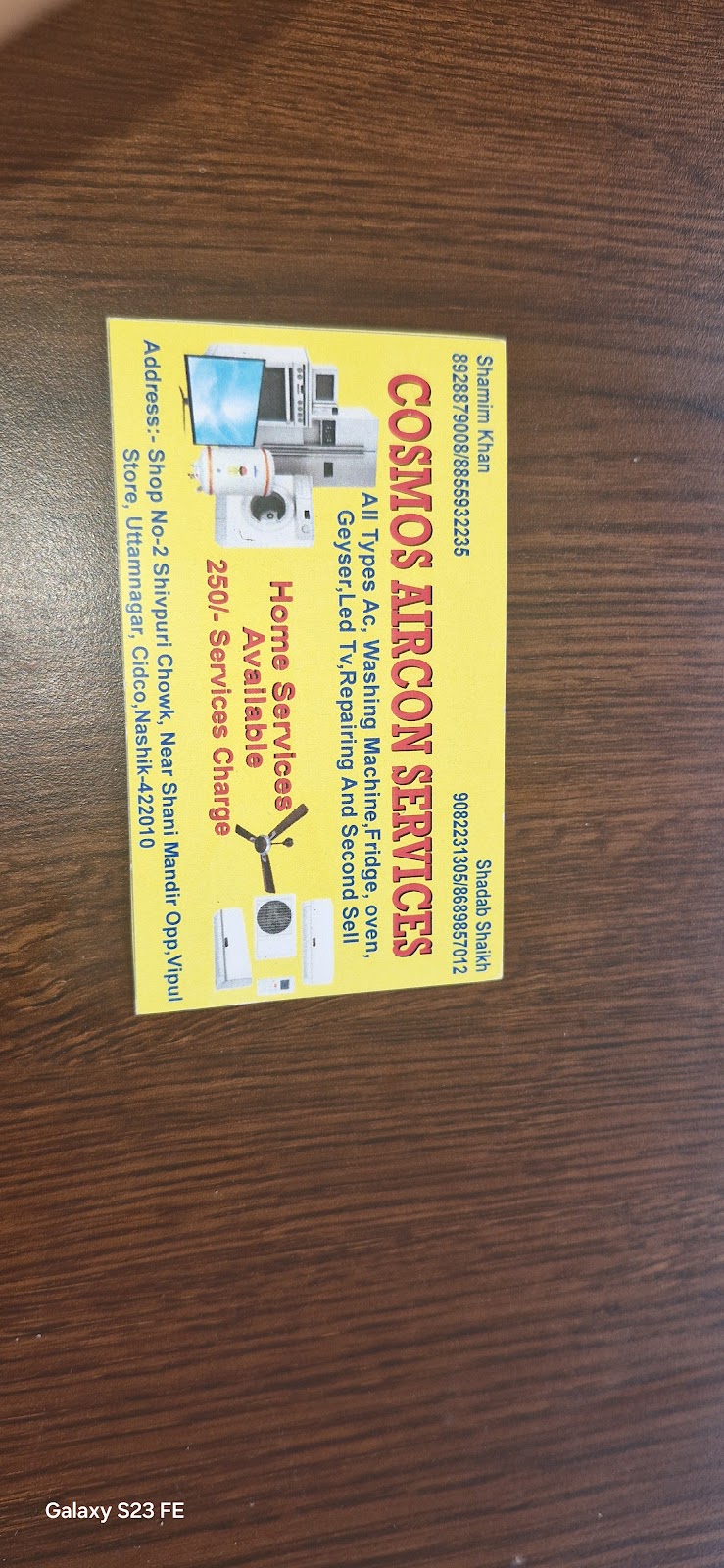 Cosmos Aircon services