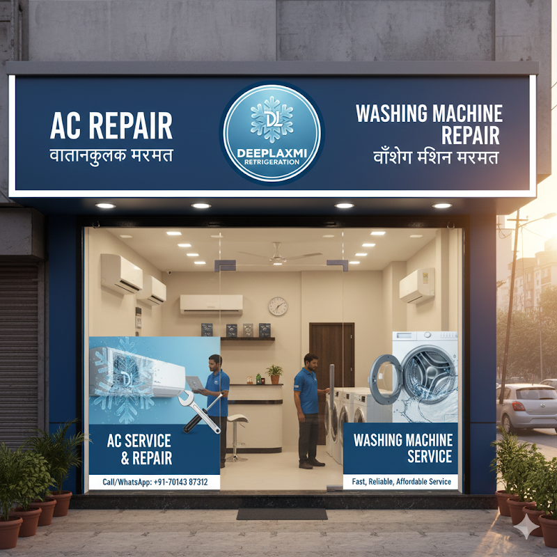 Deeplaxmi Refrigeration | AC Service, Fridge, Washing Machine, Microwave Oven, Geyser Repair & service Jodhpur - AC Service in Gopal Bari, Jodhpur
