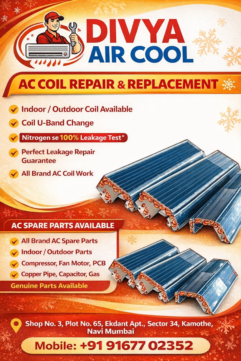 Divya Air Cool - AC Repairing Services in Kamothe, Navi Mumbai - AC Service in Panvel, Navi Mumbai