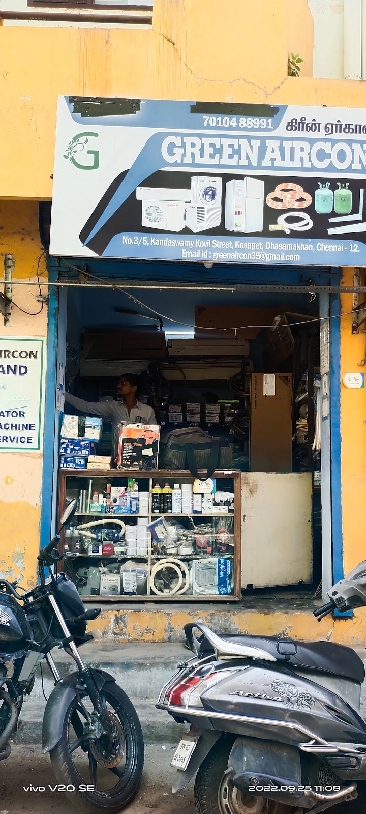 GREEN AIRCON Ac Spare parts sells and service