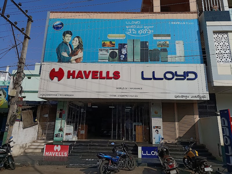 Havells Lloyd Exclusive Store - Purushotham Enterprises - AC Service in Santhapeta Patta, Nellore