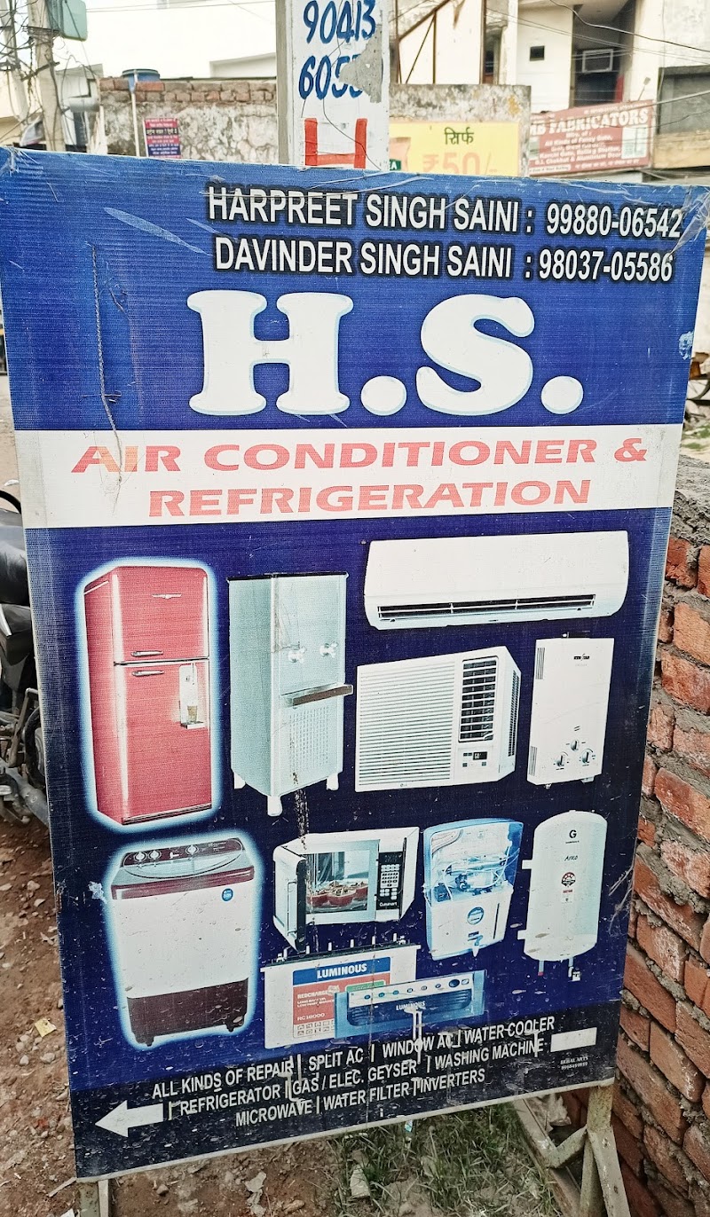 H.S Air Conditioner & Refrigeration - AC Service in Near Children Valley School, Ludhiana