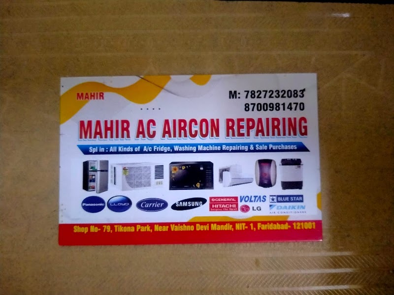 Mahir Ac Aircon Repairing - AC Service in New Industrial Township, Faridabad