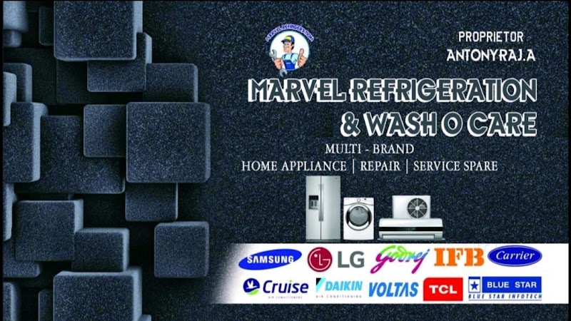 Marvel home appliances services ( Refrigeration & Washing marvel refrigeration & wash o care)