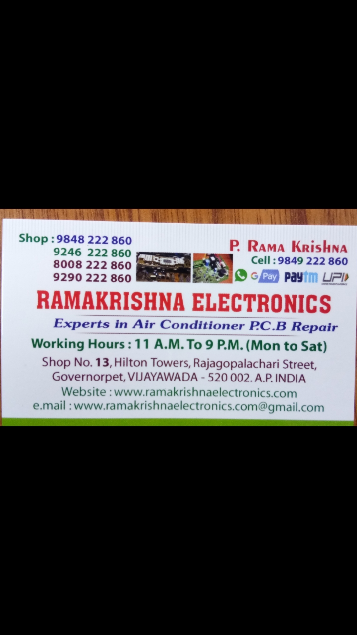 Ramakrishna Electronics - AC Service in Near N. T. R. Complex, 2 Town, Vijayawada