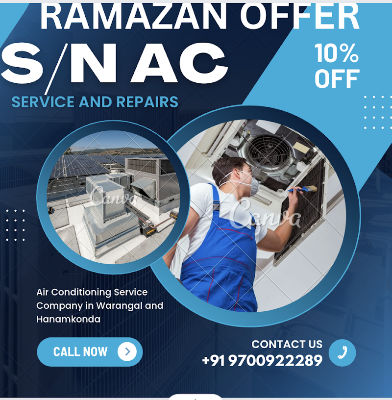S/N Air Conditioner(AC) Repairs and Services - AC Service in Subedari, Hanamkonda