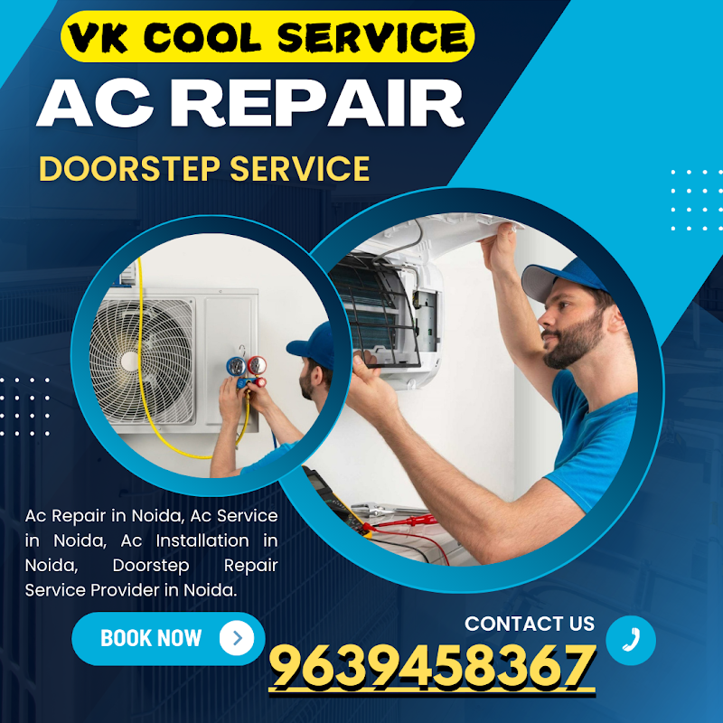 VK Cool Service/ac gas filling in noida ac repaire noida ac services noida ac rant in noida ac installation in noida - AC Service in Sector 27, Noida